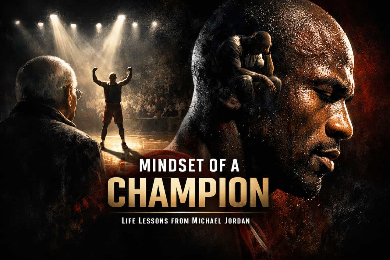 Michael Jordan on the Power of Failure: Why Failing Is Often the Road to Success michael jordan portrait